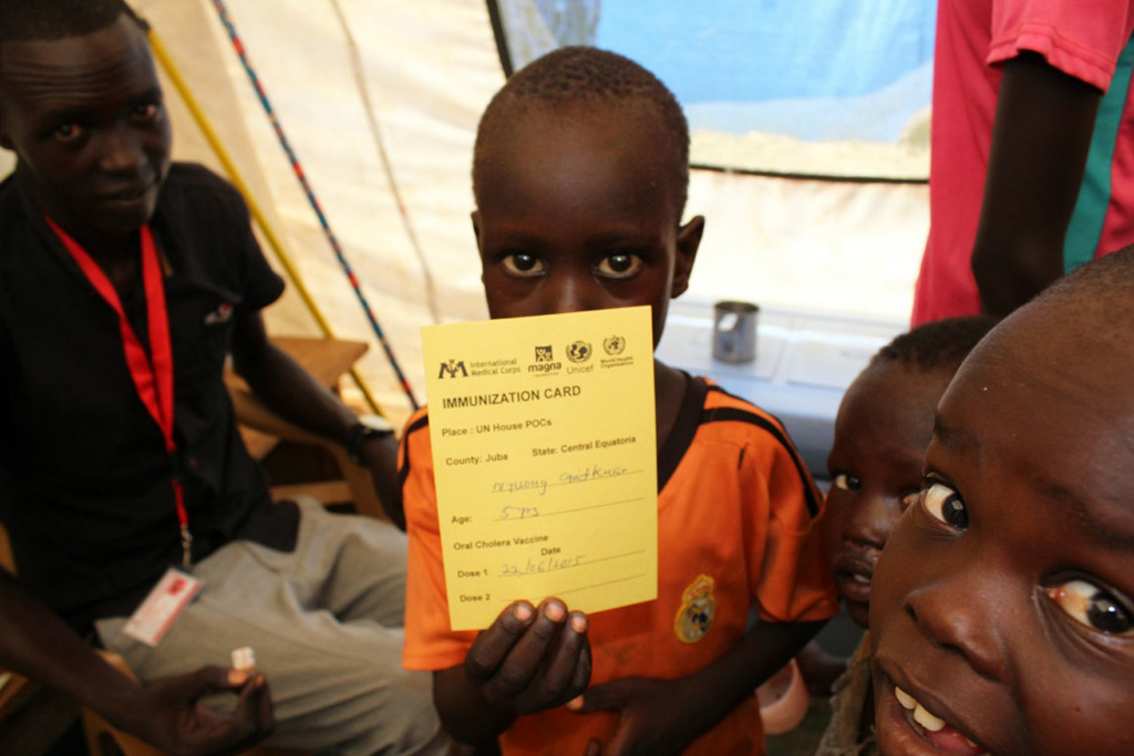 Báo động về mối đe dọa dịch tả đối với trẻ em tại Nam Sudan